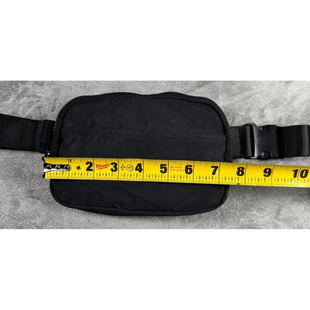 No Boundaries Everyday Belt Bag Waist Pack or Sling Black One Sz WM4059065-0523